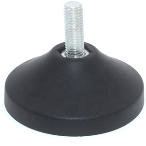 ตัวปรับระดับขาโต๊ะฟุตบอลแบบพลาสติกโครเมียมพร้อมวงแหวนยาง - Product Image 1