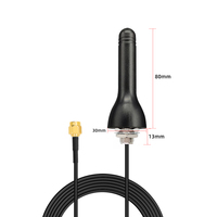 Antenne de cabinet large bande 700-2700 MHz, antenne omnidirectionnelle 4G LTE WiFi, antenne externe à montage par vis 868/915 MHz pour passerelle industrielle