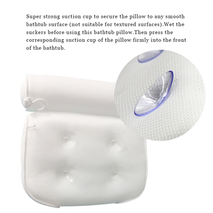 Cojín para reposacabezas de bañera de calidad superior, <span class=keywords><strong>almohada</strong></span> de baño, soporte para el cuello y la espalda, <span class=keywords><strong>almohada</strong></span> funcional relajante para el baño - Product Image 3