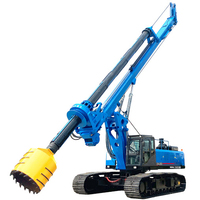 Chine nouvelle plate-forme de forage rotative minière hydraulique à moteur diesel DR220 pompe/moteur/roulement Max.100m profondeur de forage de rechange