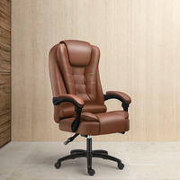 NOUVEAU Boss Chaise élévatrice pivotante et tournante Chaise de bureau moderne avec hauteur réglable en cuir PU