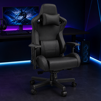 Chaise de jeu personnalisée Kaiser 2 avec accoudoirs 4D en cuir véritable, inclinable, massante, rafraîchissante, pliable, 50 pièces