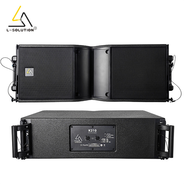 K210 L-SOLUTION Passive 2-way Line Array Speakers 900W/3600W 56Hz-19kHz Professional Audio Sound System for Church