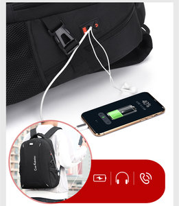 Sac à dos pour ordinateur portable GODSPEED <span class=keywords><strong>2022</strong></span>, imperméable, avec port USB, pour les voyages d'affaires, pour hommes - Product Image 2