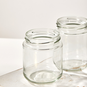 Bán Buôn Thực Phẩm Cấp Lọ Thủy Tinh 100Ml/120Ml/150Ml/240Ml/350Ml/450Ml Vòng Rỗng Rõ Ràng Thực Phẩm Mật Ong Lưu Trữ Lọ Thủy Tinh Với Mũ - Product Image 3