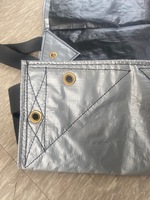 Bâche de protection pour foin super résistante en HDPE+LDPE tissée, anti-moisissure, traitée anti-UV, durable, avec coins renforcés et œillets en laiton