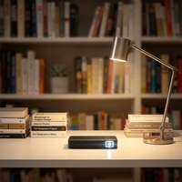 Mini projecteur noir, mini projecteur numérique LED DLP, Android 7.1, prise en charge 1080p, haut-parleurs intégrés, Wi-Fi double bande pour home cinéma