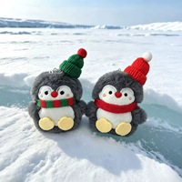 Porte-clés Pingouin en Peluche Dessin Animé Mignon, Pendentif de Sac à Dos, Breloque Décorative - Petit Cadeau pour Couples et Meilleurs Amis, Vente en Gros