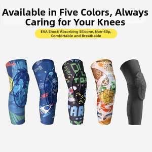 Ensemble de protections pour genoux et coudes pour enfants, protections souples pour tout-petits, motifs mignons, protections pour coudes et genoux avec rembourrage en EVA nid d'abeille - Product Image 3