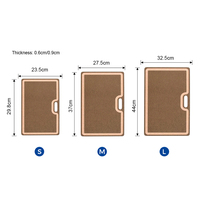 Accessoires de cuisine portables chinois, planche à découper en fibre de bois, planche à découper en bois, vente en gros