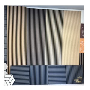 Panel de pared 3D de nogal oscuro de fábrica de China, Panel de madera de trampa de Bajo acústico para teatro, estudio, <span class=keywords><strong>cine</strong></span>, diseño de interiores comercial - Product Image 5