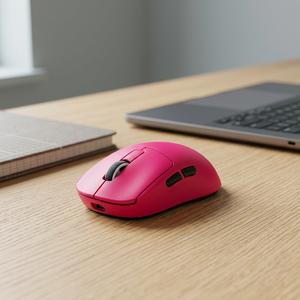 Pink <b>Wireless</b> Gaming <b>Mouse</b> 1:1 Square Optimized Image Sharp Non-Compliant to Compliant - Product Image 2