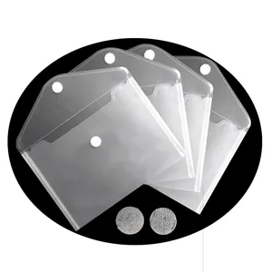 De gros en plastique transparent enveloppe pochette-50 pochettes en plastique transparent 100 x a4, pochette protective personnalisée avec fermeture autocollante