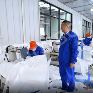 HOKBG Customized <strong>UV</strong> Stable Jumbo <strong>Bag</strong> 1000kg PP Big Ton <strong>Bag</strong> Light Weight <strong>FIBC</strong> Bulk <strong>Bag</strong> <strong>With</strong> Flat Bottom Option - Product Image 5