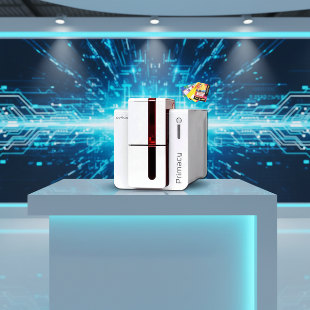 Evolis Primacy High Efficiency PVC Smart ID Card Printer Single Side with 300dpi Max. Resolution