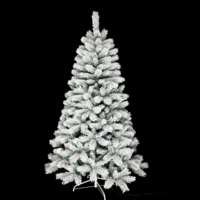 UMIND Artificielle Neige-Floqué Blanc Arbre de Noël Multi-Langue Grand Festival Déco