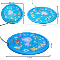 Tapis d'arrosage personnalisé pour enfants, pièces, jeu d'eau amusant pour garçons et filles, pour fête en plein air