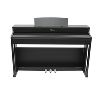 Orgue électronique numérique B80 pour débutants, piano en bois massif, pad de batterie, clavier 88 touches à action marteau, 238 sons, 200 rythmes, étui