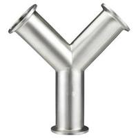 Conexión Sanitaria SS316L para Tuberías, Grado Alimenticio, Cruz Igual, Forjada, Alta Durabilidad, Certificación CE, Estándares DIN/ISO/3A, DN10-150, Tipo Abrazadera