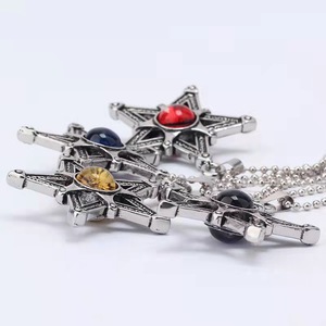 Collier pendentif en cristal œil <span class=keywords><strong>du</strong></span> <span class=keywords><strong>diable</strong></span> Pop Jewelry, chaîne de clavicule en acier inoxydable, cadeau pour petite amie - Product Image 6