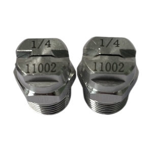 Новый 1/2 "1/4" 1/8 "против засорения из нержавеющей стали V-образный водоструйный плоский вентилятор насадка промышленное сопло пылеулавливающий распылитель - Product Image 5