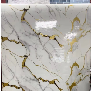 Vinyl Glossy đá cẩm thạch đá tự dính Peel & Stick Foam tường Sticker cho nội thất bằng đá cẩm thạch mạ vàng trang trí nội thất bảo vệ phim - Product Image 1
