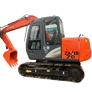 รถขุดไฮดรอลิคตีนตะขาบมือสองเครื่องขุดดินขนาดเล็ก7ton ZX70จากญี่ปุ่น - Product Image 1