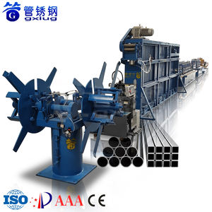 Macchina per la Produzione di Tubi Saldati ad Alta Frequenza GXG CRC HRC CS MS GI, Linea di Produzione di Tubi ERW HF, Prezzo del Produttore - Product Image 1