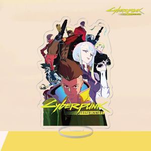 Figurine de décoration anime de 15 cm, double face, Cyberpunk Edgerunners, support en acrylique - Product Image 2