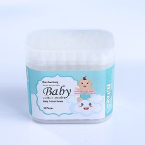 Coton-tige pour bébé à tête de <span class=keywords><strong>gourde</strong></span>, nettoyage des oreilles et du nombril des nouveau-nés, soins jetables, grande tête, dessin animé pour bébé et nuage - Product Image 6