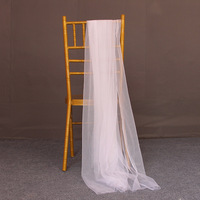 Nouvelles Ceintures de Chaise en Chiffon à Volants et Paillettes pour Mariages, Banquets et Événements
