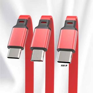 Three-in-one Liquid Data <b>Cable</b> Customized Advertising Gift logo Fast Charge 3A Telescopic Drag Three <b>Charging</b> <b>Cable</b> - Product Image 5