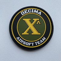 Patch en PVC caoutchouté écologique 3D thermocollant avec auto-adhésif et fixation auto-agrippante, badge à coudre, patch logo personnalisé pour vêtements et chapeaux