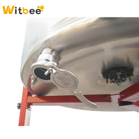 Nouvelle Extracteur de Miel Radial Électrique Semi-Automatique Witbee 12 Cadres en Acier Inoxydable Réversible avec Moteur 220V 550W pour Vente en Gros