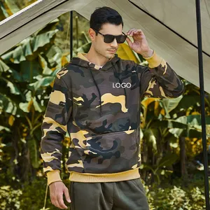 Felpe con cappuccio mimetiche all'ingrosso Pullover inverno caldo 100% poliestere pile classico Camo felpe con cappuccio Pullover felpe con cappuccio