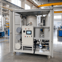 Purificateur d'huile de transformateur sous vide à double étage entièrement fermé, à débit personnalisé et contrôlé par PLC