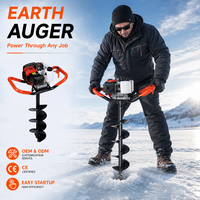 Tarière thermique 2 temps de haute qualité pour la plantation d'arbres, à prix abordable, certifiée CE, pour le jardinage et le forage sur glace
