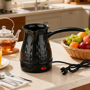 Cafetière électrique portable Ibrik KE09065, machine à café turque avec boîtier en plastique pour la maison, l'extérieur, la voiture, le camping-car, l'hôtel - Product Image 2