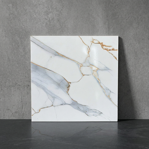 Baldosas de Cerámica de Porcelana Esmaltada 3D con Diseño de Mármol, 400x400mm, Acabado Mate para Baño e Interiores - Product Image 5