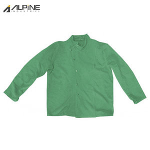 Veste de soudeur en cuir de vachette personnalisable pour homme, confortable, élégante, combinaison de sécurité industrielle, vêtements de travail Alpine - Product Image 4
