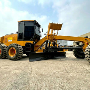 <b>Used</b> Original GR1803 180HP Motor Grader, Low Working Hours Engine 15400kg Weight Road Construction Land Leveling <b>Machinery</b> - Product Image 1