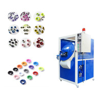 Machine de peinture par pulvérisation de type tambour Vertical commune pour joint en plastique de rivet de perles de vis d'oeillet