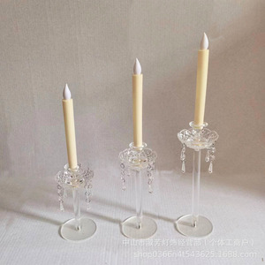 Ensemble de chandeliers en acrylique pour mariage, décorations romantiques pour la maison, accessoires de mariage, pour salle de mariage et hôtel, ensemble de centres de table - Product Image 2