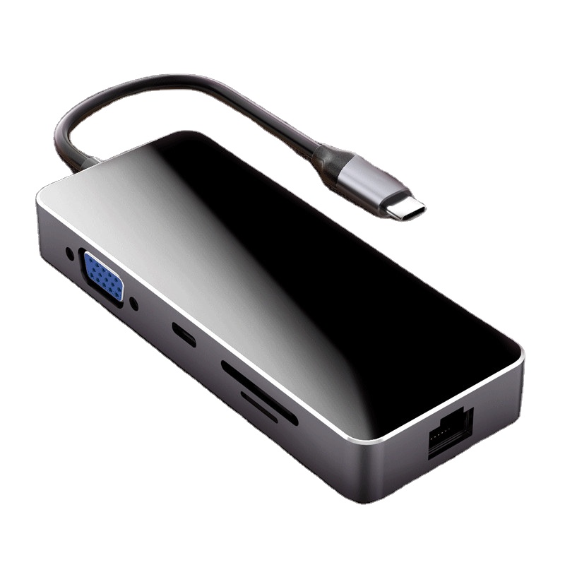 Профессиональная фабрика по производству Кабель с разъемом типа C Usb ноутбук станция 8 в 1 взаимный обмен данными между компьютером и периферийными устройствами Type-c док-станция/Usb-c концентратор usb