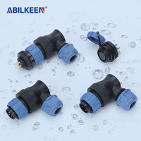 Connecteur d'alimentation d'aviation scellé IP68 13A/5A/3A prise et prise de connecteur d'aviation circulaire à usage industriel lourd