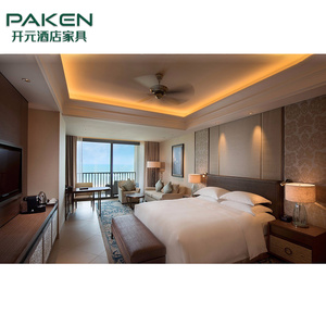 Resort <span class=keywords><strong>Hotel</strong></span> Cama de madera Juego de dormitorio Muebles de <span class=keywords><strong>hotel</strong></span> de cinco estrellas de lujo - Product Image 6