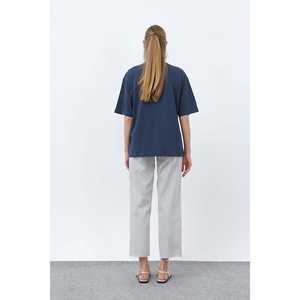 เสื้อยืดลายเป็ดสำหรับผู้หญิง ผ้าฝ้ายเจอร์ซีย์ 100% แขนปกติ ดีไซน์ระบายอากาศได้ดี - Product Image 1