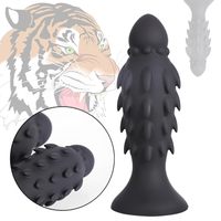Vibromasseur réaliste télécommandé pour stimulation vaginale, point G et prostatique, avec barbelures, type monstre extraterrestre, pour femmes