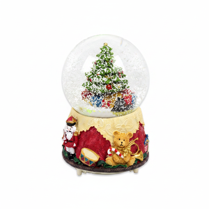 12PCS/CS Bola de cristal de Navidad 4 \ "X6 \" con luz y sonido Globos elegantes para decoraciones festivas - Product Image 2