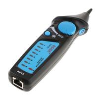 Probador de Cables Ethernet para Monitoreo de Redes, Localizador de Fallas de Cable, LAN Coaxial, 1 Año de Garantía, Negro, Precisión Estándar